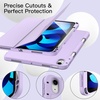 image:imageJETech Case Cover for iPad Air 11 M4M3M2 amp iPad Air 54 109 Black  For iPad Air 11 20262024 amp Air 54 109 20222020 Soft TPU Pencil Holder TriFold Stand Auto WakePurple