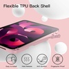 image:imageJETech Case Cover for iPad Air 11 M4M3M2 amp iPad Air 54 109 Black  For iPad Air 11 20262024 amp Air 54 109 20222020 Soft TPU Pencil Holder TriFold Stand Auto WakePink