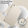 image:imageJETech Case Cover for iPad Air 11 M4M3M2 amp iPad Air 54 109 Black  For iPad Air 11 20262024 amp Air 54 109 20222020 Soft TPU Pencil Holder TriFold Stand Auto WakeStarlight