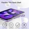 image:imageJETech Case Cover for iPad Air 11 M4M3M2 amp iPad Air 54 109 Black  For iPad Air 11 20262024 amp Air 54 109 20222020 Soft TPU Pencil Holder TriFold Stand Auto WakePurple