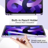 image:imageJETech Case Cover for iPad Air 11 M4M3M2 amp iPad Air 54 109 Black  For iPad Air 11 20262024 amp Air 54 109 20222020 Soft TPU Pencil Holder TriFold Stand Auto WakePurple
