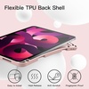 image:imageJETech Case Cover for iPad Air 11 M4M3M2 amp iPad Air 54 109 Black  For iPad Air 11 20262024 amp Air 54 109 20222020 Soft TPU Pencil Holder TriFold Stand Auto WakeRose Gold
