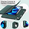 image:imageJETech Case Cover for iPad Air 11 M4M3M2 amp iPad Air 54 109 Black  For iPad Air 11 20262024 amp Air 54 109 20222020 Soft TPU Pencil Holder TriFold Stand Auto WakeMisty Green