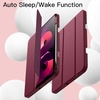 image:imageJETech Case Cover for iPad Air 11 M4M3M2 amp iPad Air 54 109 Black  For iPad Air 11 20262024 amp Air 54 109 20222020 Soft TPU Pencil Holder TriFold Stand Auto WakeWine