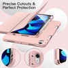 image:imageJETech Case Cover for iPad Air 11 M4M3M2 amp iPad Air 54 109 Black  For iPad Air 11 20262024 amp Air 54 109 20222020 Soft TPU Pencil Holder TriFold Stand Auto WakeRose Gold