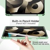 image:imageJETech Case Cover for iPad Air 11 M4M3M2 amp iPad Air 54 109 Black  For iPad Air 11 20262024 amp Air 54 109 20222020 Soft TPU Pencil Holder TriFold Stand Auto WakeGreen