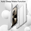 image:imageJETech Case Cover for iPad Air 11 M4M3M2 amp iPad Air 54 109 Black  For iPad Air 11 20262024 amp Air 54 109 20222020 Soft TPU Pencil Holder TriFold Stand Auto WakeWhite