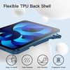 image:imageJETech Case Cover for iPad Air 11 M4M3M2 amp iPad Air 54 109 Black  For iPad Air 11 20262024 amp Air 54 109 20222020 Soft TPU Pencil Holder TriFold Stand Auto WakeBlue