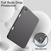 image:imageJETech Case Cover for iPad Air 11 M4M3M2 amp iPad Air 54 109 Black  For iPad Air 11 20262024 amp Air 54 109 20222020 Soft TPU Pencil Holder TriFold Stand Auto WakeSpace Gray
