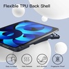 image:imageJETech Case Cover for iPad Air 11 M4M3M2 amp iPad Air 54 109 Black  For iPad Air 11 20262024 amp Air 54 109 20222020 Soft TPU Pencil Holder TriFold Stand Auto WakeDeep Navy