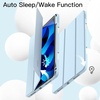 image:imageJETech Case Cover for iPad Air 11 M4M3M2 amp iPad Air 54 109 Black  For iPad Air 11 20262024 amp Air 54 109 20222020 Soft TPU Pencil Holder TriFold Stand Auto WakeSky Blue