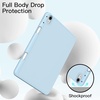image:imageJETech Case Cover for iPad Air 11 M4M3M2 amp iPad Air 54 109 Black  For iPad Air 11 20262024 amp Air 54 109 20222020 Soft TPU Pencil Holder TriFold Stand Auto WakeSky Blue