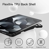 image:imageJETech Case Cover for iPad Air 11 M4M3M2 amp iPad Air 54 109 Black  For iPad Air 11 20262024 amp Air 54 109 20222020 Soft TPU Pencil Holder TriFold Stand Auto WakeBlack