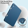 image:imageJETech Case Cover for iPad Air 11 M4M3M2 amp iPad Air 54 109 Black  For iPad Air 11 20262024 amp Air 54 109 20222020 Soft TPU Pencil Holder TriFold Stand Auto WakeBlue
