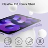 image:imageJETech Case Cover for iPad Air 11 M4M3M2 amp iPad Air 54 109 Black  For iPad Air 11 20262024 amp Air 54 109 20222020 Soft TPU Pencil Holder TriFold Stand Auto WakeLilac