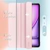 image:imageJETech Case Cover for iPad Air 11 M4M3M2 amp iPad Air 54 109 Black  For iPad Air 11 20262024 amp Air 54 109 20222020 Translucent Back TriFold Stand Auto WakeSleepPink