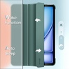 image:imageJETech Case Cover for iPad Air 11 M4M3M2 amp iPad Air 54 109 Black  For iPad Air 11 20262024 amp Air 54 109 20222020 Translucent Back TriFold Stand Auto WakeSleepMisty Green