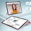image:imageJETech Case Cover for iPad Air 11 M4M3M2 amp iPad Air 54 109 Black  For iPad Air 11 20262024 amp Air 54 109 20222020 Translucent Back TriFold Stand Auto WakeSleepPink