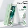 image:imageJETech Case Cover for iPad Pro 105 iPad Air 3rd Gen 2019 Black  For iPad Pro 105 2017 iPad Air 2019 Model Clear Back Pencil Holder Slim Shockproof TriFold Stand Auto WakeSleepMatcha Green