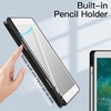 image:imageJETech Case Cover for iPad Pro 105 iPad Air 3rd Gen 2019 Black  For iPad Pro 105 2017 iPad Air 2019 Model Clear Back Pencil Holder Slim Shockproof TriFold Stand Auto WakeSleepBlack