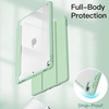 image:imageJETech Case Cover for iPad Pro 105 iPad Air 3rd Gen 2019 Black  For iPad Pro 105 2017 iPad Air 2019 Model Clear Back Pencil Holder Slim Shockproof TriFold Stand Auto WakeSleepMatcha Green