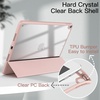 image:imageJETech Case Cover for iPad Pro 105 iPad Air 3rd Gen 2019 Black  For iPad Pro 105 2017 iPad Air 2019 Model Clear Back Pencil Holder Slim Shockproof TriFold Stand Auto WakeSleepRose Gold