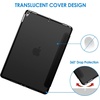 image:imageJETech Case Cover for iPad Pro 105 iPad Air 3rd Gen 2019 Black  For iPad Pro 105 2017 iPad Air 2019 Model Translucent Back TriFold Stand Auto WakeSleep ShockproofBlack