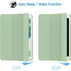 image:imageJETech Case Cover for iPad Pro 105 iPad Air 3rd Gen 2019 Black  For iPad Pro 105 2017 iPad Air 2019 Model Translucent Back TriFold Stand Auto WakeSleep ShockproofMatcha Green