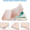 image:imageJETech Case Cover for iPad Pro 105 iPad Air 3rd Gen 2019 Black  For iPad Pro 105 2017 iPad Air 2019 Model Translucent Back TriFold Stand Auto WakeSleep ShockproofRose Gold