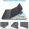 image:imageJETech Case Cover for iPad Pro 105 iPad Air 3rd Gen 2019 Black  For iPad Pro 105 2017 iPad Air 2019 Model Translucent Back TriFold Stand Auto WakeSleep ShockproofSpace Gray