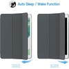 image:imageJETech Case Cover for iPad Pro 105 iPad Air 3rd Gen 2019 Black  For iPad Pro 105 2017 iPad Air 2019 Model Translucent Back TriFold Stand Auto WakeSleep ShockproofSpace Gray