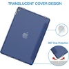image:imageJETech Case Cover for iPad Pro 105 iPad Air 3rd Gen 2019 Black  For iPad Pro 105 2017 iPad Air 2019 Model Translucent Back TriFold Stand Auto WakeSleep ShockproofNavy