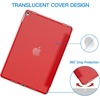 image:imageJETech Case Cover for iPad Pro 105 iPad Air 3rd Gen 2019 Black  For iPad Pro 105 2017 iPad Air 2019 Model Translucent Back TriFold Stand Auto WakeSleep ShockproofRed
