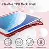 image:imageJETech Case Cover for iPad Pro 105 iPad Air 3rd Gen 2019 Black  Soft TPU Protection Pencil Holder TriFold Stand Pencil Charging Support Shockproof Lightweight Design Auto WakeSleepRed
