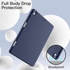 image:imageJETech Case Cover for iPad Pro 105 iPad Air 3rd Gen 2019 Black  Soft TPU Protection Pencil Holder TriFold Stand Pencil Charging Support Shockproof Lightweight Design Auto WakeSleepNavy
