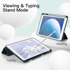 image:imageJETech Case Cover for iPad Pro 105 iPad Air 3rd Gen 2019 Black  Soft TPU Protection Pencil Holder TriFold Stand Pencil Charging Support Shockproof Lightweight Design Auto WakeSleepMisty Green