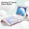 image:imageJETech Case Cover for iPad Pro 105 iPad Air 3rd Gen 2019 Black  Soft TPU Protection Pencil Holder TriFold Stand Pencil Charging Support Shockproof Lightweight Design Auto WakeSleepRose Gold