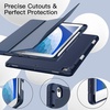 image:imageJETech Case Cover for iPad Pro 105 iPad Air 3rd Gen 2019 Black  Soft TPU Protection Pencil Holder TriFold Stand Pencil Charging Support Shockproof Lightweight Design Auto WakeSleepNavy