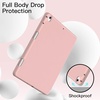image:imageJETech Case Cover for iPad Pro 105 iPad Air 3rd Gen 2019 Black  Soft TPU Protection Pencil Holder TriFold Stand Pencil Charging Support Shockproof Lightweight Design Auto WakeSleepRose Gold