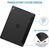 image:imageJETech Case Cover for iPad Pro 97 2016 Black  Slim Translucent Back Design TriFold Stand Auto WakeSleep Lightweight Shockproof ProtectionBlack