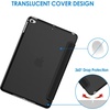 image:imageJETech Case Cover for iPad mini 4th Gen 2015 Black  Slim Translucent Back Design TriFold Stand Auto WakeSleep Lightweight Shockproof ProtectionBlack