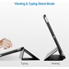 image:imageJETech Case Cover for iPad mini 4th Gen 2015 Black  Slim Translucent Back Design TriFold Stand Auto WakeSleep Lightweight Shockproof ProtectionBlack