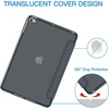 image:imageJETech Case Cover for iPad mini 4th Gen 2015 Black  Slim Translucent Back Design TriFold Stand Auto WakeSleep Lightweight Shockproof ProtectionDark Grey