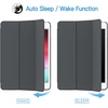 image:imageJETech Case Cover for iPad mini 4th Gen 2015 Black  Slim Translucent Back Design TriFold Stand Auto WakeSleep Lightweight Shockproof ProtectionDark Grey