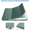 image:imageJETech Case Cover for iPad mini 4th Gen 2015 Black  Slim Translucent Back Design TriFold Stand Auto WakeSleep Lightweight Shockproof ProtectionMisty Green