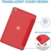 image:imageJETech Case Cover for iPad mini 4th Gen 2015 Black  Slim Translucent Back Design TriFold Stand Auto WakeSleep Lightweight Shockproof ProtectionRed