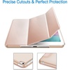 image:imageJETech Case Cover for iPad mini 4th Gen 2015 Black  Slim Translucent Back Design TriFold Stand Auto WakeSleep Lightweight Shockproof ProtectionRose Gold