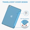 image:imageJETech Case Cover for iPad mini 5th Gen 2019 Black  Slim Translucent Back Design TriFold Stand Auto WakeSleep Lightweight Shockproof ProtectionBlue