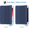 image:imageJETech Case Cover for iPad mini 5th Gen 2019 Black  Slim Translucent Back Design TriFold Stand Auto WakeSleep Lightweight Shockproof ProtectionNavy