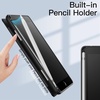 image:imageJETech Case Cover for iPad mini 5th4th Gen 20192015 Black  Clear Transparent Back Pencil Holder Slim Shockproof Protection TriFold Stand Auto WakeSleepBlack